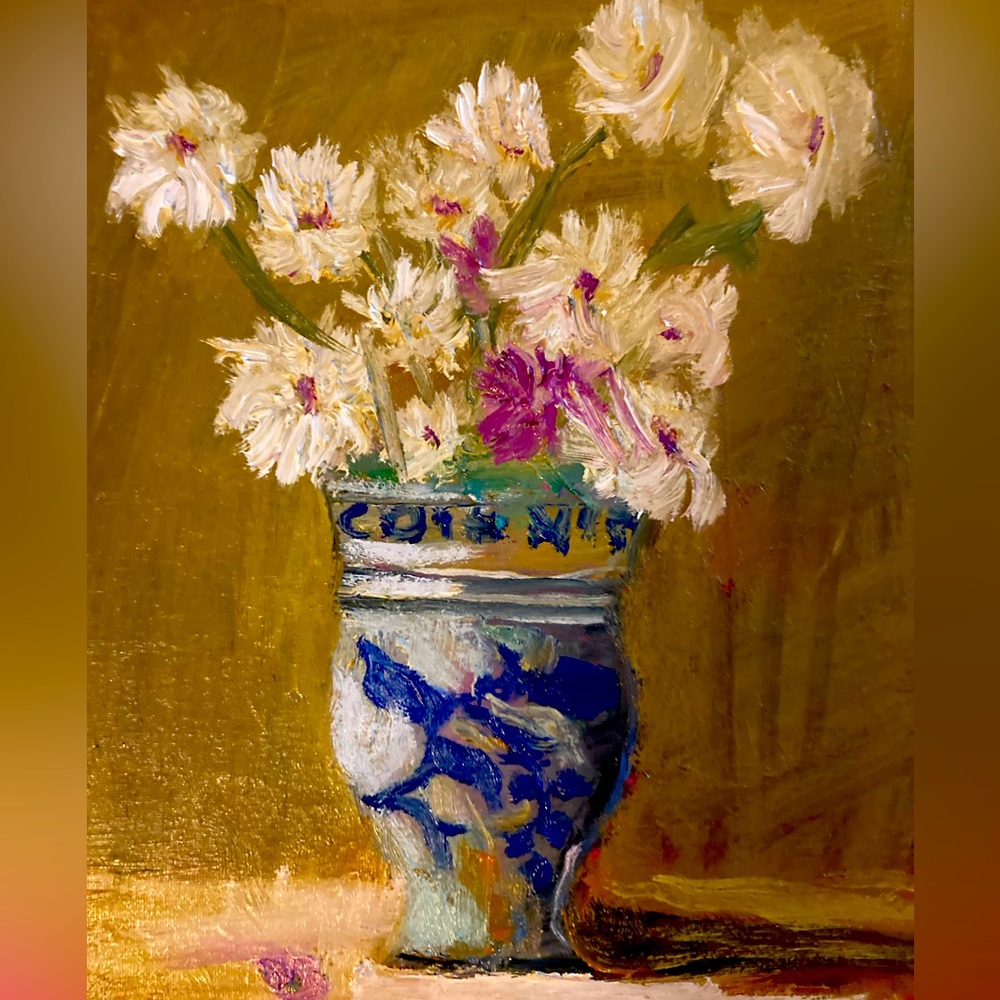 COPY - Daisies in Antique Vase